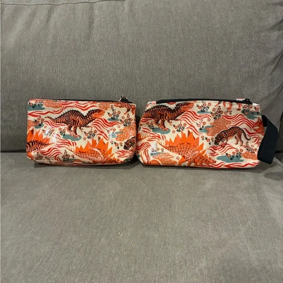 Cath Kidston Orange Animal-Print Cosmetic Bags - Picture 8 of 8